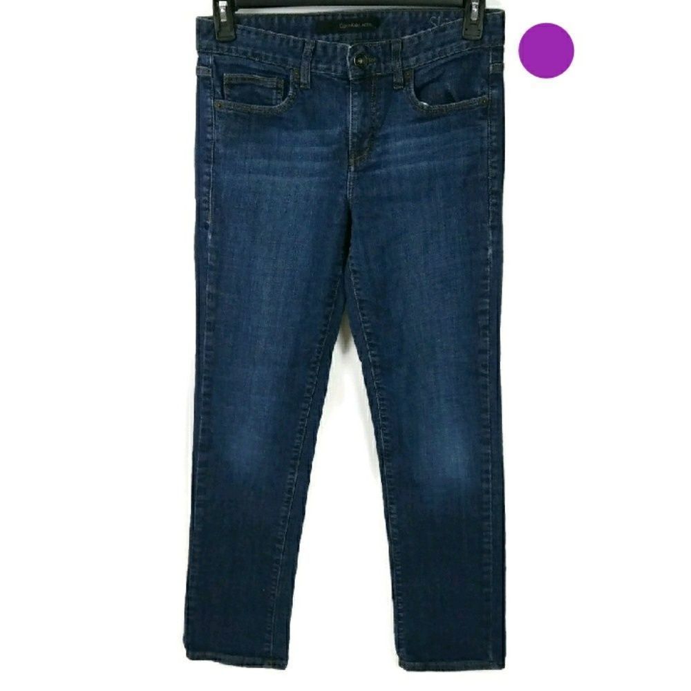 Womens Calvin Klein Skinny 29/8 Blue Jeans‎